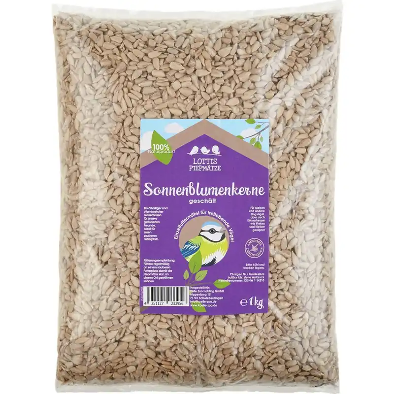 LOTTIS PIEPMÄTZE Sonnenblumenkerne geschält 1 kg Nur Heute